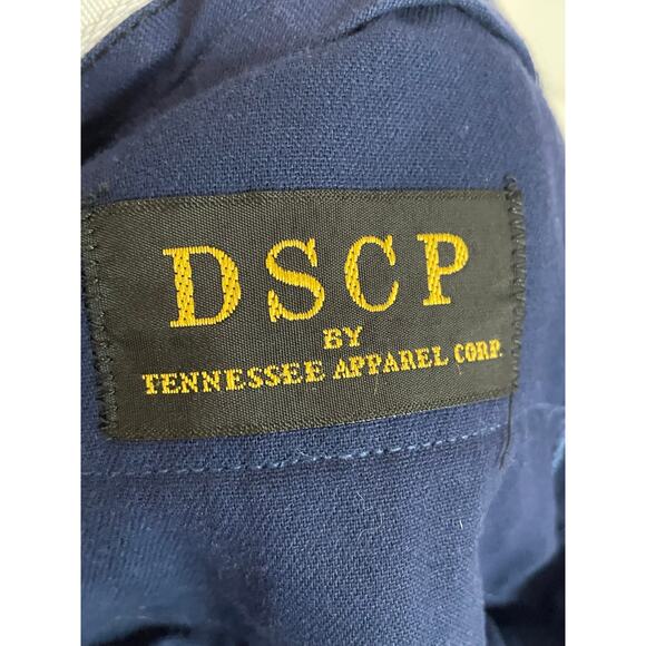 DSCP Tennessee Apparel Mens Blue Wool Blend Dress Pants 33R Military Formal - Picture 5 of 12